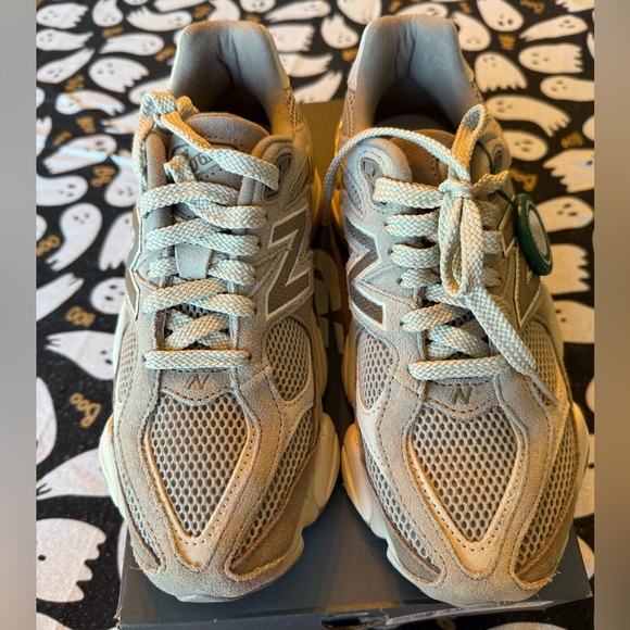 New Balance 9060 Arid Stone Mushroom Sneakers - Picture 3 of 11